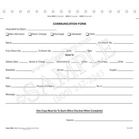Communication Form 1236/4