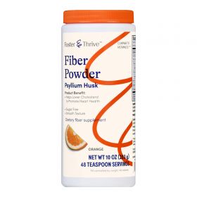 Fiber Supplement Foster & Thrive Orange Flavor Powder 10 oz. Psyllium Husk