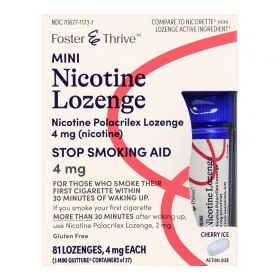 Stop Smoking Aid Foster & Thrive 4 mg Strength Lozenge