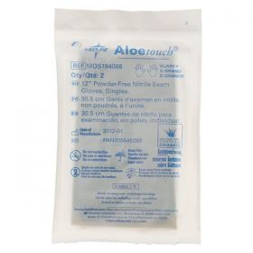 Gloves exam aloetouch powder-free nitrile latex-free 12 in xl strl green 200/ca
