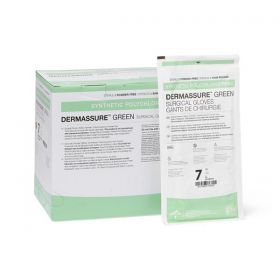 Gloves surgical dermassure powder-free neoprene lf 7 strl dark green 200pr/ca
