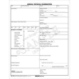 Annual Physical Examination Form