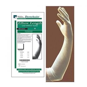 Gloves surgical dermassist pf ltx 18.5 in lg/elb lngth 7.5 strl natural 100pr/ca