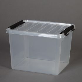 13202 Smart Store Tote With Lid, Clear