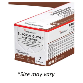 Gloves Surgical Protexis PI Powder-Free Polyisoprene 12 in 7 Brown 40Pr/Bx, 4 BX/CA, 1364773BX