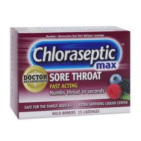 Chloraseptic max strength berry, 36 bx/ca