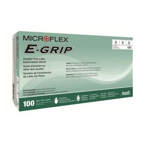 Gloves exam e-grip powder-free latex x-large natural 100/bx, 10 bx/ca