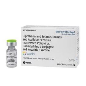 Vaxelis Vaccine DTaP-IPV-Hib-HepB Pediatric Injectable 0.5mL SDV 10/Pk