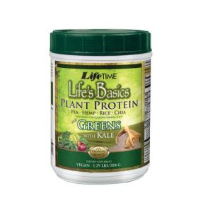 LifeTime, Greens Protein Coarse, 1.24 Lbs