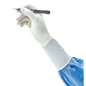 Gloves Surgical PremierPro Powder-Free Polyisoprene 11.8 in 6.5 White 50/Bx, 4 BX/CA, 1409973CA