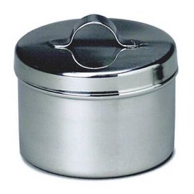 Ointment Container 2.5 X 3.12 Inch Stainless Steel Silver 8 oz. 2-1/2 X 3-1/8 Inch