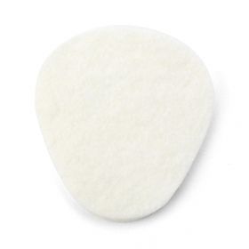 M-10 Metatarsal Pads, 1/4" Thickness, 70% Wool and 30% Rayon Orthopedic Felt, White, with Adhesive, 20.75" x 2.375", 100/Bag