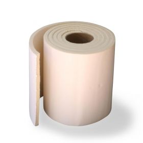 Roll, 1/4" Thickness, 70% Wool and 30% Rayon Orthopedic Felt, White, with Adhesive, 2 Yds. x 6" W, 1/Bag