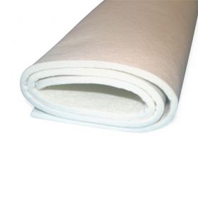 Sheet, 1/4" Thickness, 70% Wool and 30% Rayon Orthopedic Felt, White, 21" x 36", 1/Bag