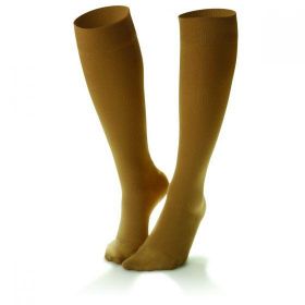 Micro-Nylon Compression Sock, 10-15 mmHG Compression, White, Women's Size XL