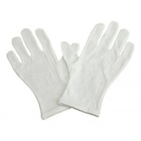 Infection Control Glove Grafco Medium/Large Cotton White NonBeaded Cuff NonSterile