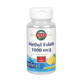 Kal, Methyl Folate, 1000 Mcg, 60 Count