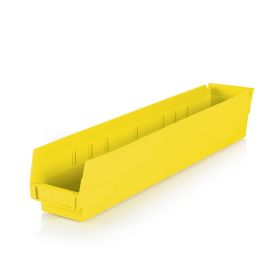 Shelf Bin , 4x4x24 - Clear