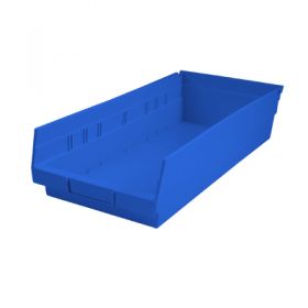 Shelf Bin, 8⅜ x 4 x 17⅞ , Blue