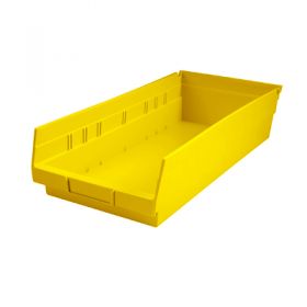  Shelf Bin, 8⅜ x 4 x 17⅞, Yellow