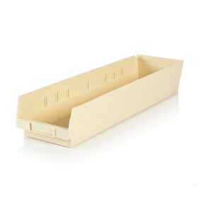 Shelf Bin , 7x4x24 - Ivory