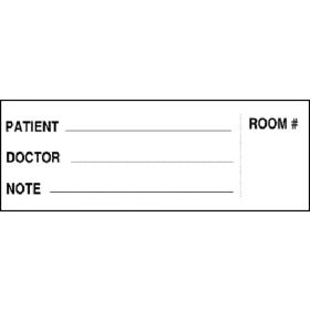 Spine ID Insert Card - 2-1/2" x 3-1/2" - Patient - White