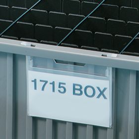 Label Holder for Divider Boxes