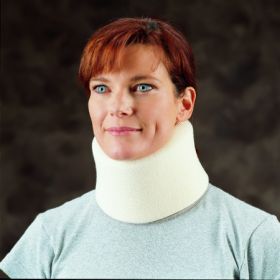 Cervical Collar Comfo-Eze Medium Density Adult One Size Fits Most, Regular One-Piece 3-1/2 Inch Height 22 Inch Length