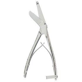 Utility Shears Miltex 8-1/2 Inch Length Surgical Grade Stainless Steel NonSterile Plier Handle with Spring Angled Blade Blunt Tip / Blunt Tip