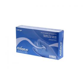 Gloves exam alasta soft fit powder-free nitrile latex-free large blue 100/bx, 10 bx/ca