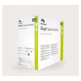 Gloves surgical biogel super-sensitive powder-free latex 9 sterile straw 40x4/ca
