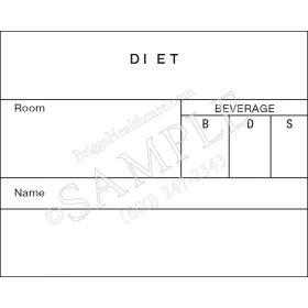 Diet Card 1573