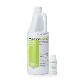 Glutaraldehyde High-Level Disinfectant MetriCide 28 Activation Required Liquid 32 oz. Bottle Max 28 Day Reuse