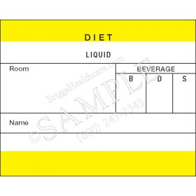 Diet Card 1584