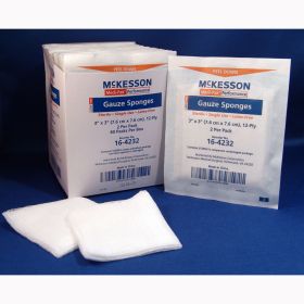 McKesson 16-4232 Medi-Pak Sterile Performance Gauze Sponges-2400/Case