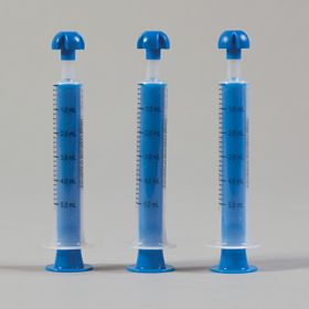 Comar oral dispensers with tip caps, 5ml - clear
