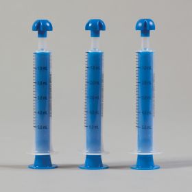 Comar Oral Dispensers with Tip Caps, 5mL - Red Plunger