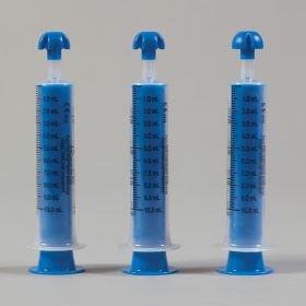Comar Oral Dispensers with Tip Caps, 10mL - Blue Plunger