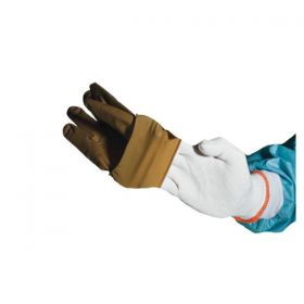 Glove liner cut-resistant polyethylene medium white / orange cuff reusable 5/bx