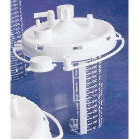 Suction Canister 1500 ML With Lid Count Of 1 By Allied Healthcare