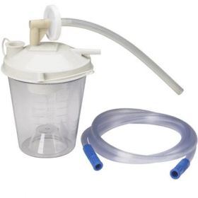 Suction Canister 800 Ml Press-On Lid Count Of 1 By Drive Medical