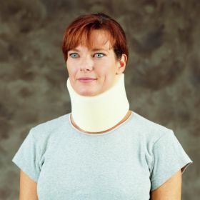 Cervical Collar Cerv-O Firm Density Adult Large One-Piece 4-1/2 Inch Height 21-1/2 Inch Length