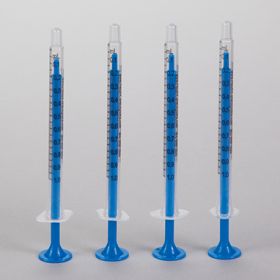 Comar oral dispensers with tip caps, 1ml - clear