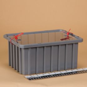 Divider Box with Security Seal Holes - Semi-Clear