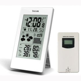 Taylor 1735 Digital Weather Forecaster with Barometer and Alarm Clock