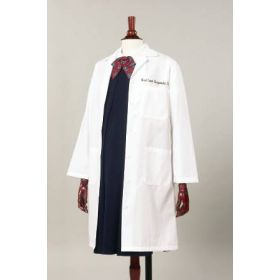 Lab Coat White Size 14 Knee Length Reusable