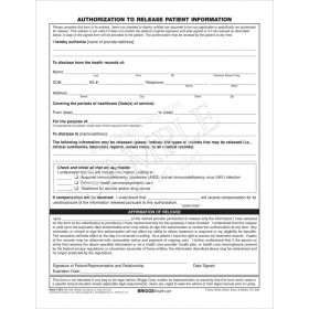Authorization to Release Patient Information Form
