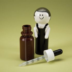 Window Strip Vials with Calibrated Droppers - Amber