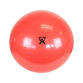 Cando 30-1804 inflatable exercise ball-red-30"-bulk packaged