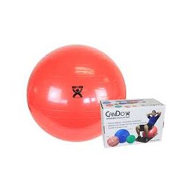 CanDo 30-1804B Inflatable Exercise Ball-Red-30"-Retail Box